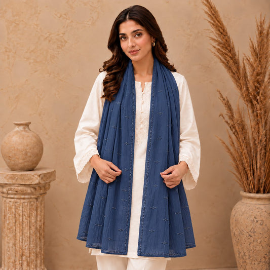 Lustre Mist Embellished Stole