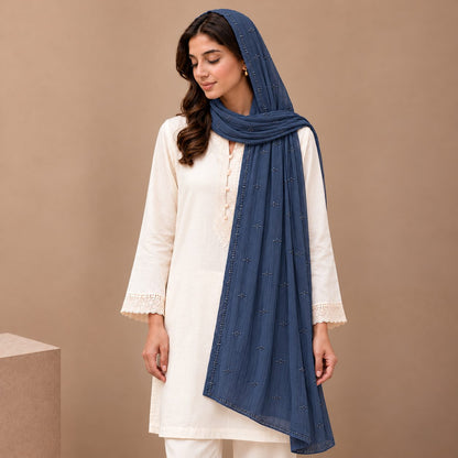 Lustre Mist Embellished Stole