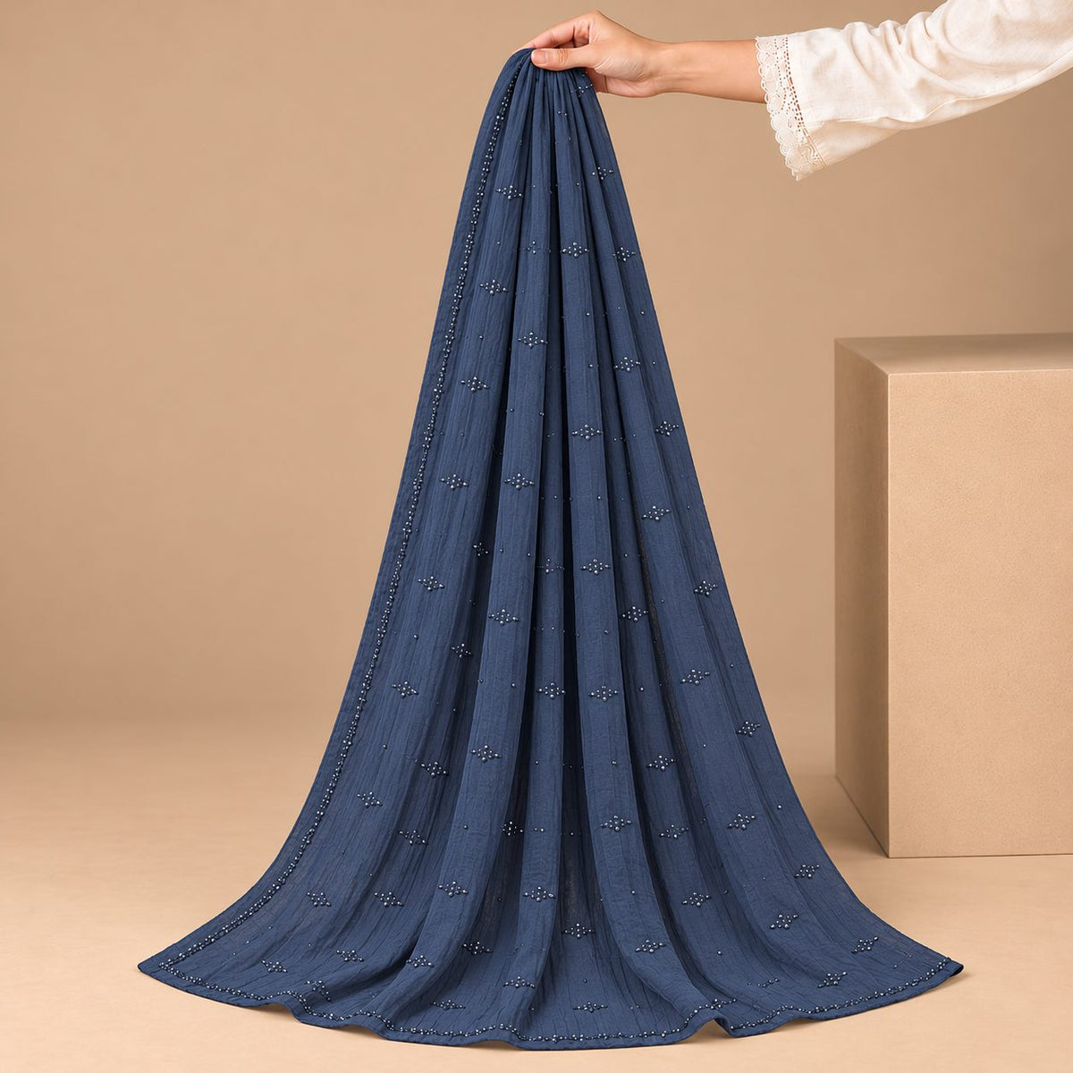 Lustre Mist Embellished Stole