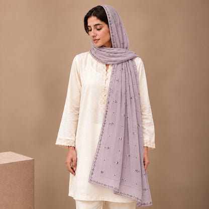 Lustre Mist Embellished Stole