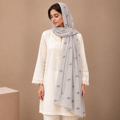 Lustre Mist Embellished Stole