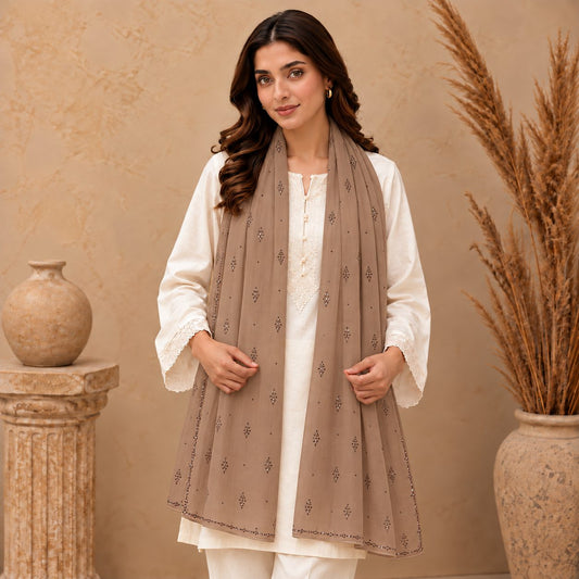 Lustre Mist Embellished Stole