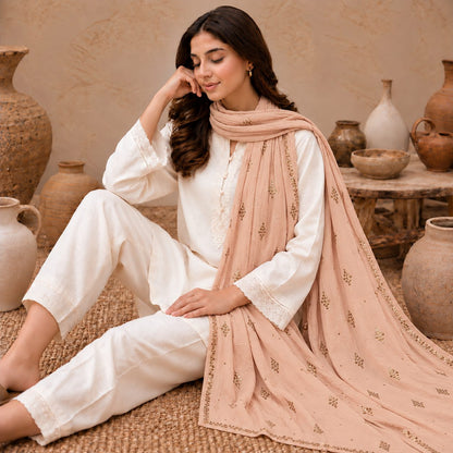 Lustre Mist Embellished Stole