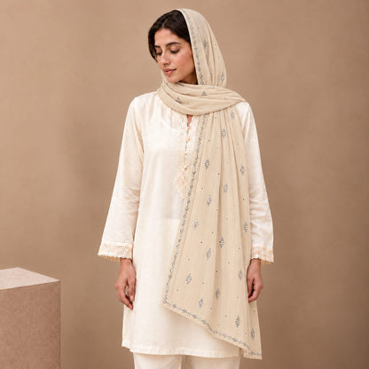Lustre Mist Embellished Stole