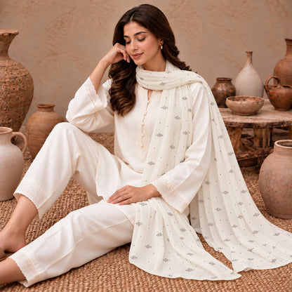 Lustre Mist Embellished Stole