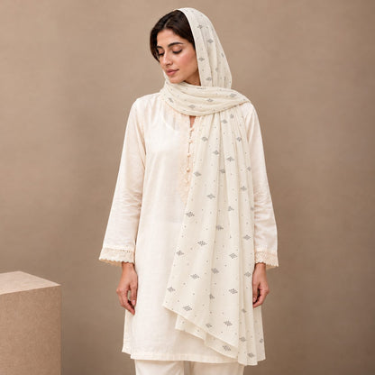 Lustre Mist Embellished Stole