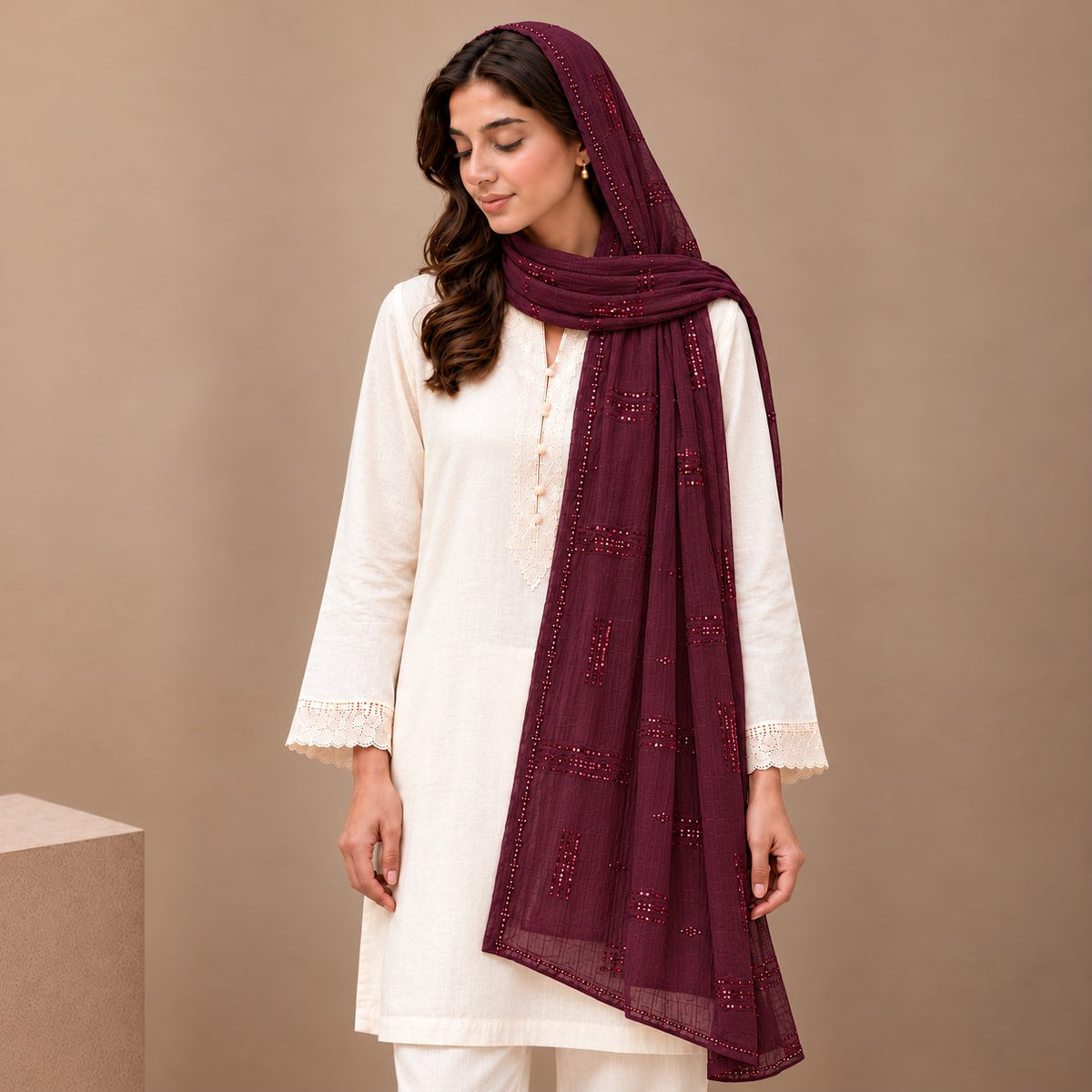 Lustre Line Stole
