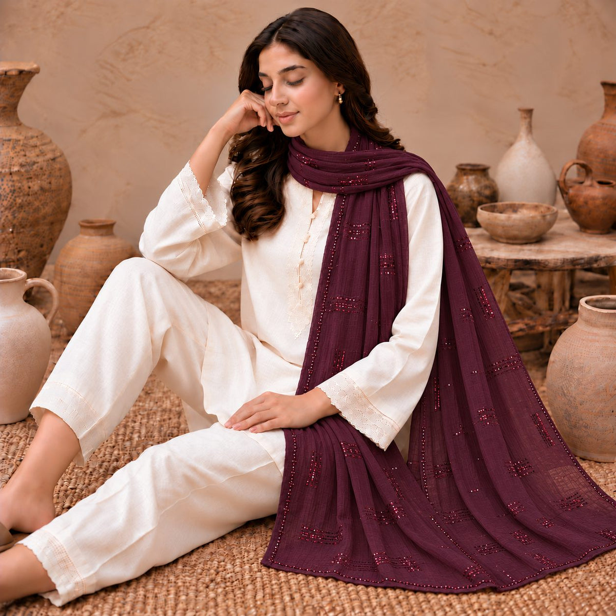 Lustre Line Stole