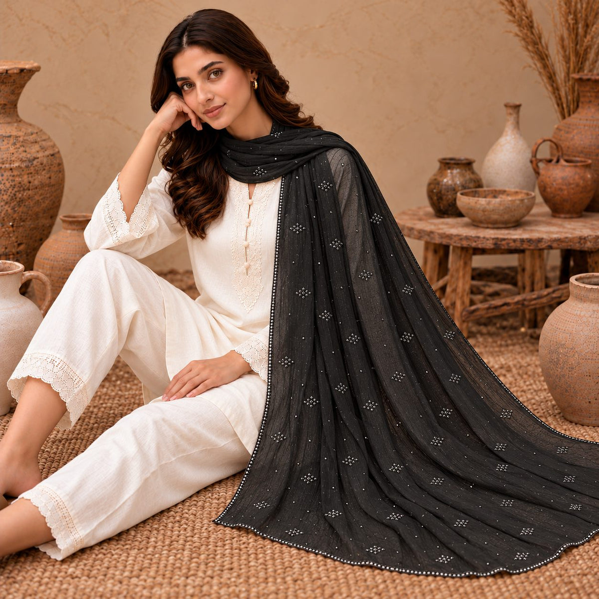Liora Shimmer Stole