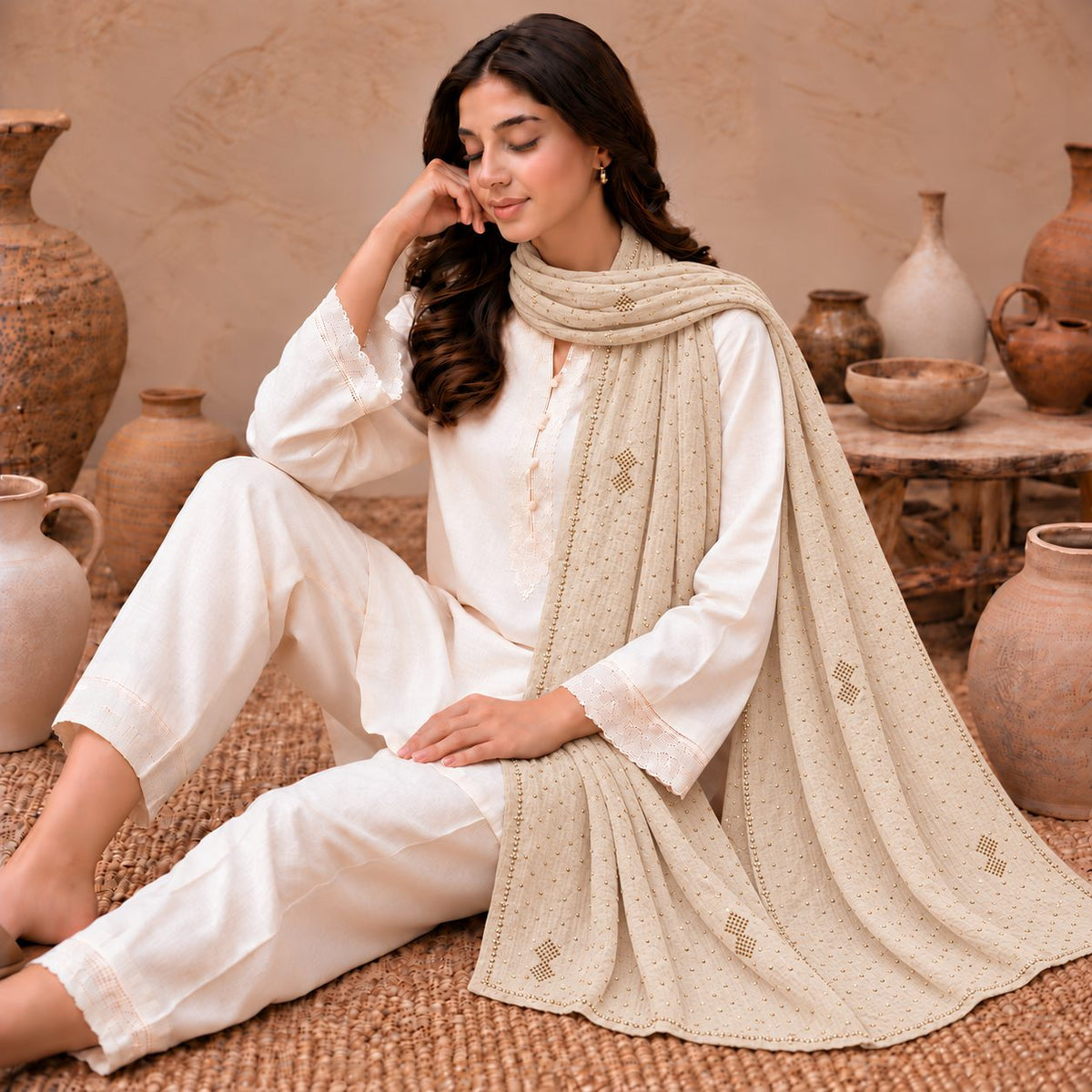 Liora Shimmer Stole