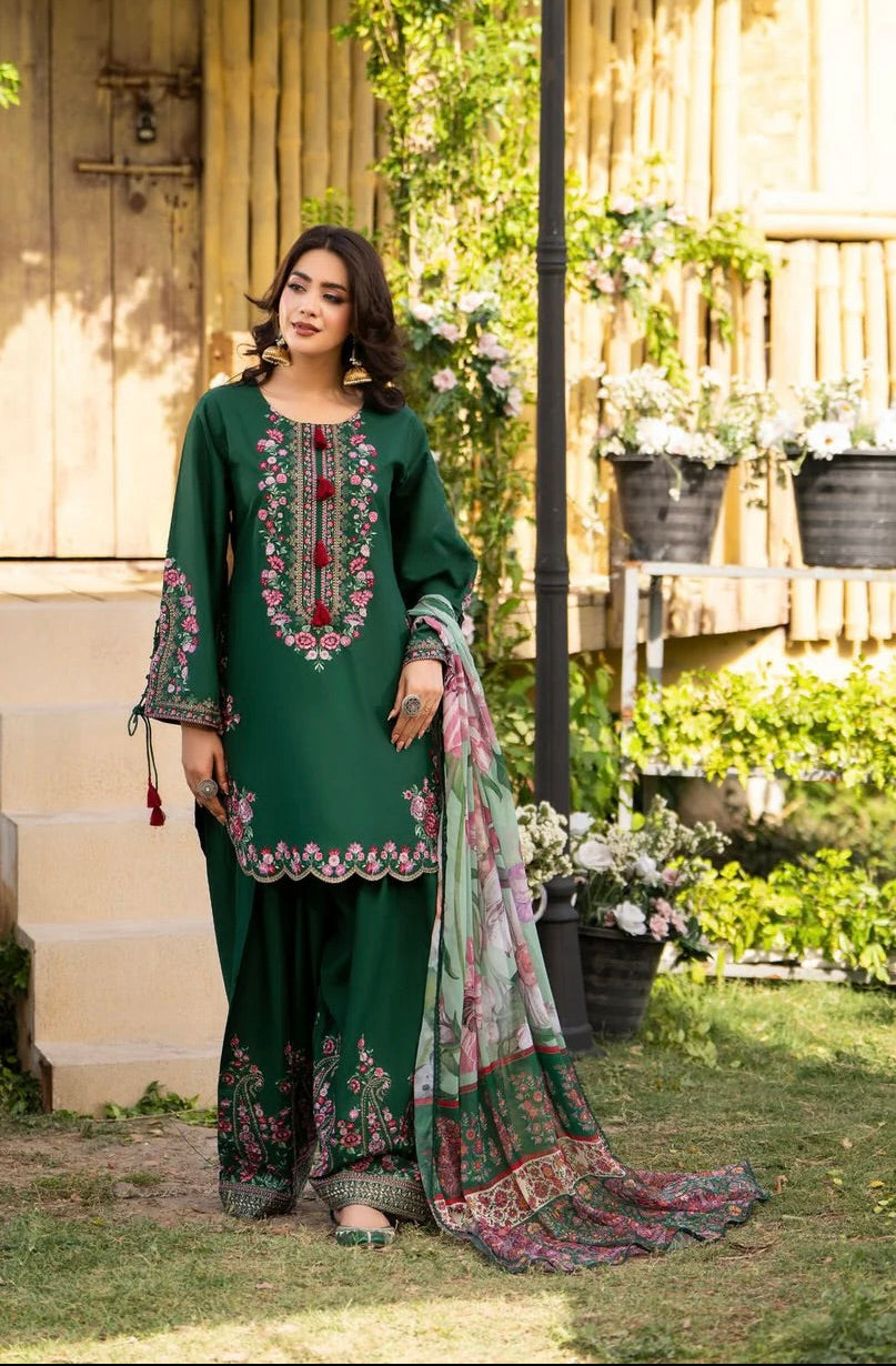 Emerald Bloom 3-Piece Set