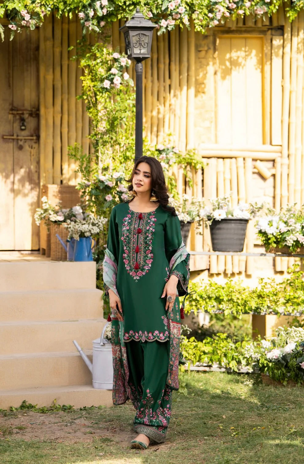 Emerald Bloom 3-Piece Set
