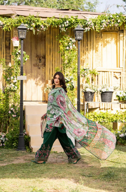 Emerald Bloom 3-Piece Set
