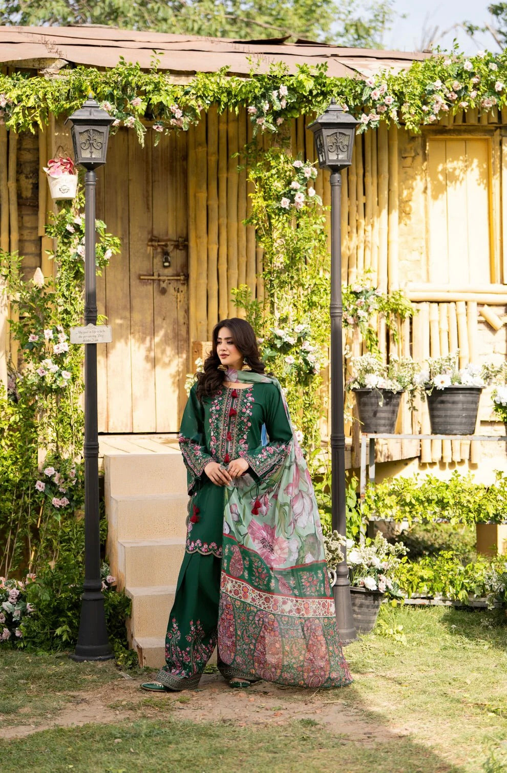 Emerald Bloom 3-Piece Set