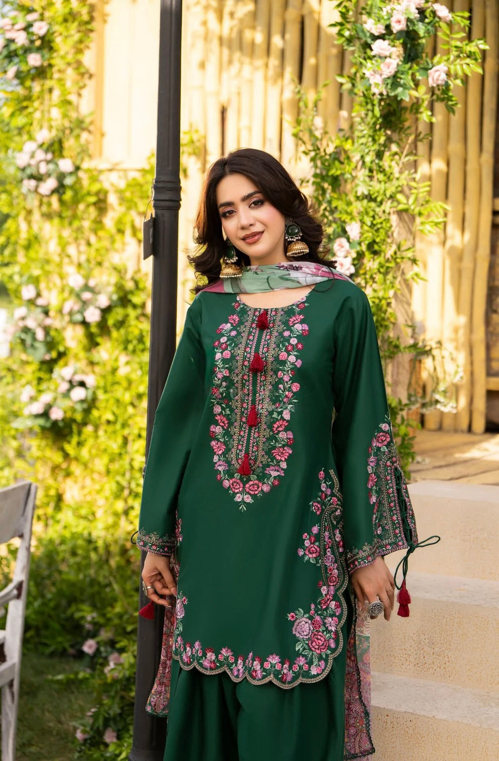 Emerald Bloom 3-Piece Set