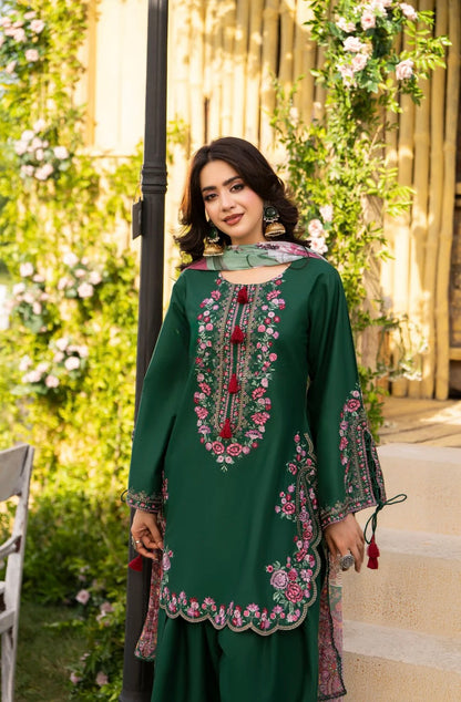 Emerald Bloom 3-Piece Set