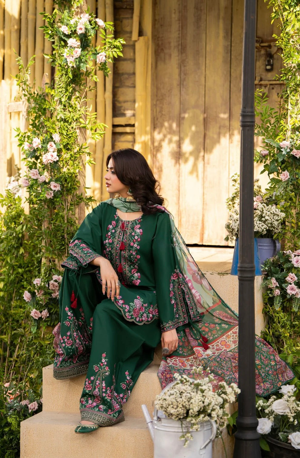 Emerald Bloom 3-Piece Set
