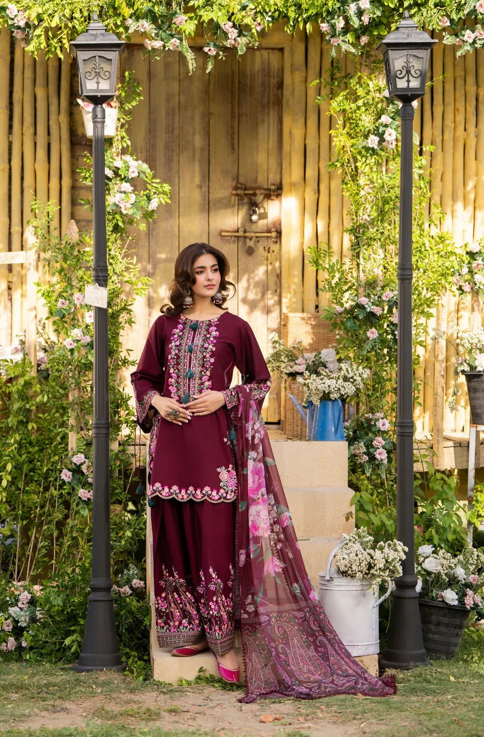 Ruby Blossom 3-Piece Set
