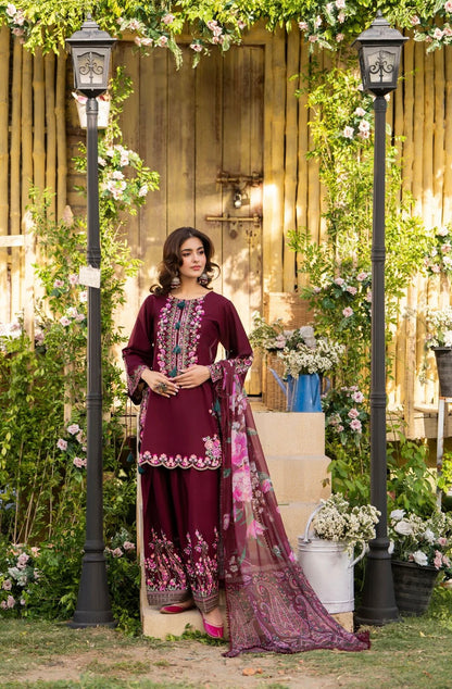 Ruby Blossom 3-Piece Set