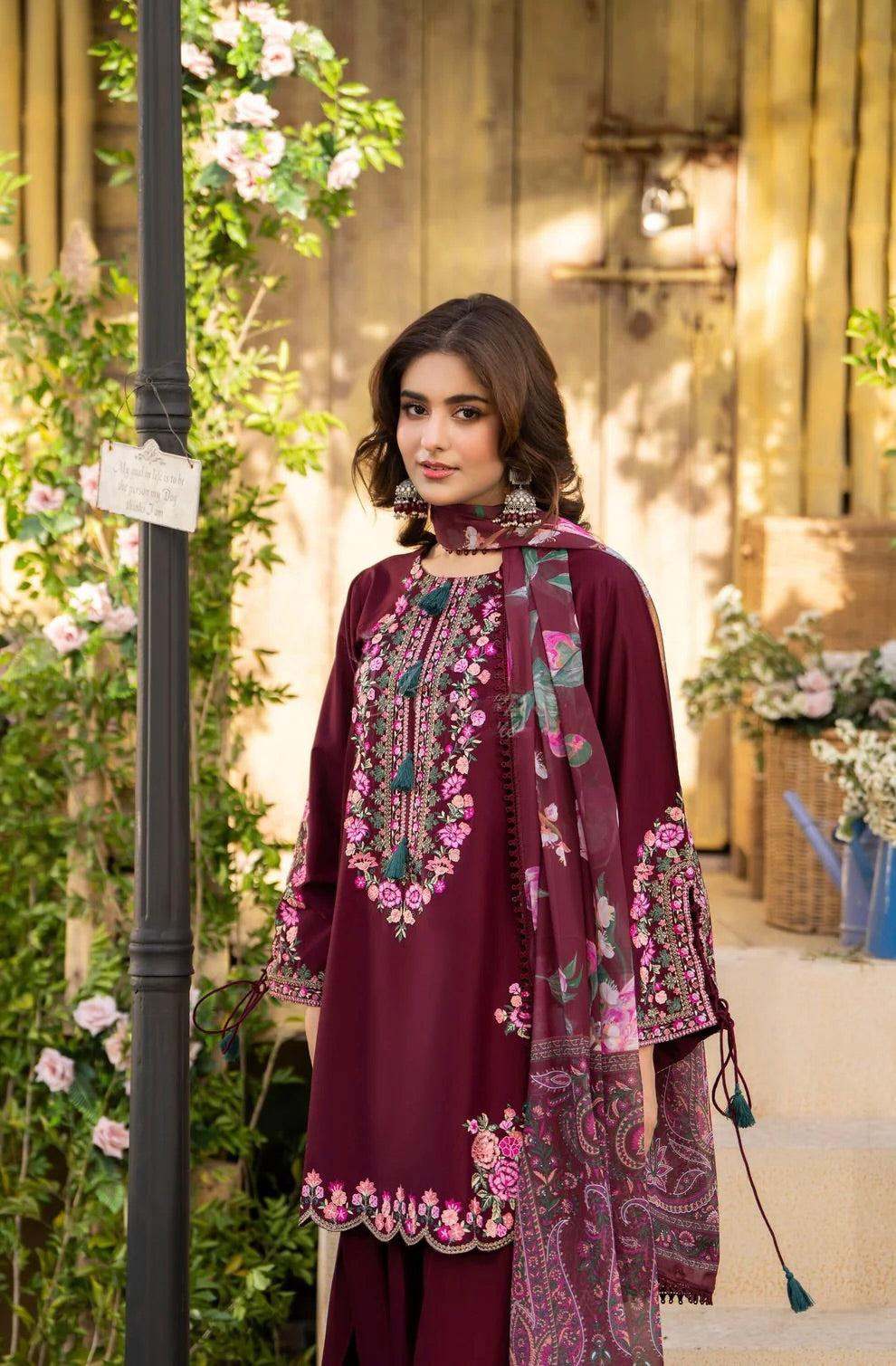 Ruby Blossom 3-Piece Set