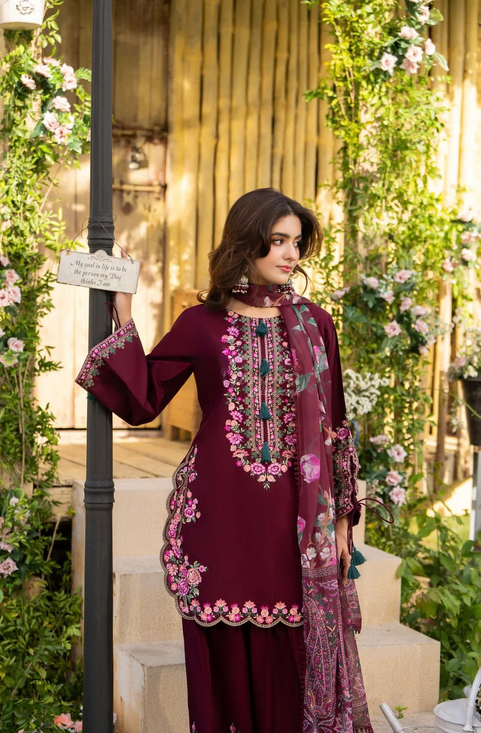 Ruby Blossom 3-Piece Set