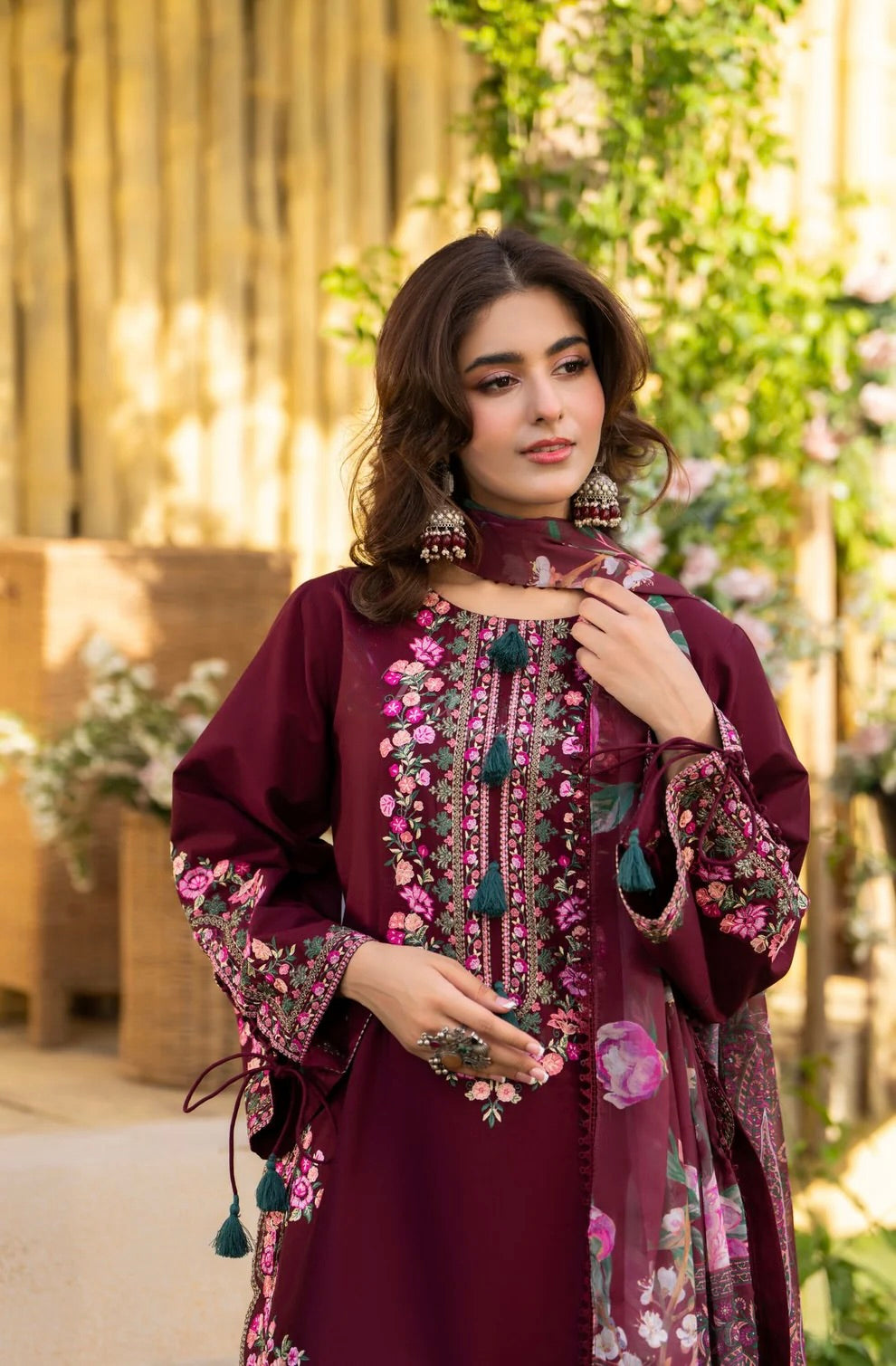 Ruby Blossom 3-Piece Set