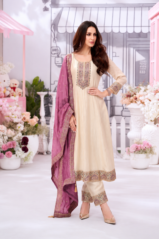 Ivory Rose 3-Piece Set