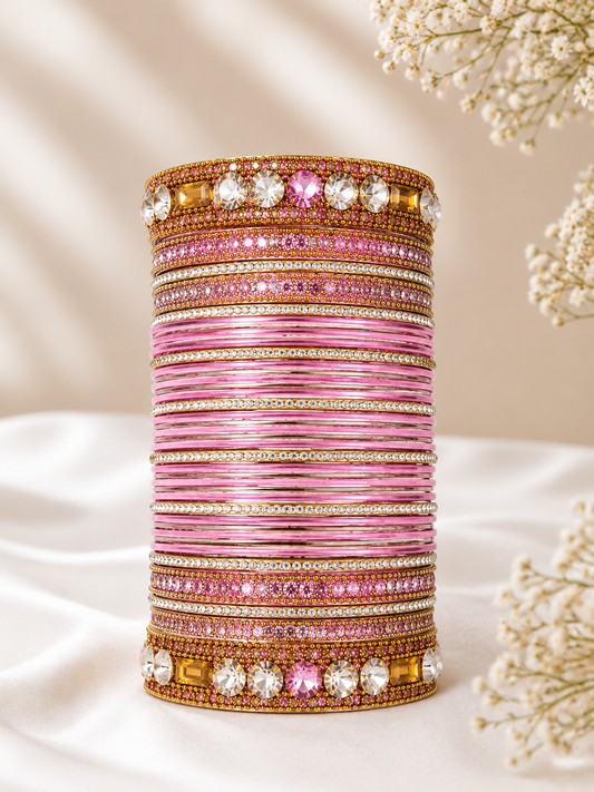 Blush Royale Bangle Set