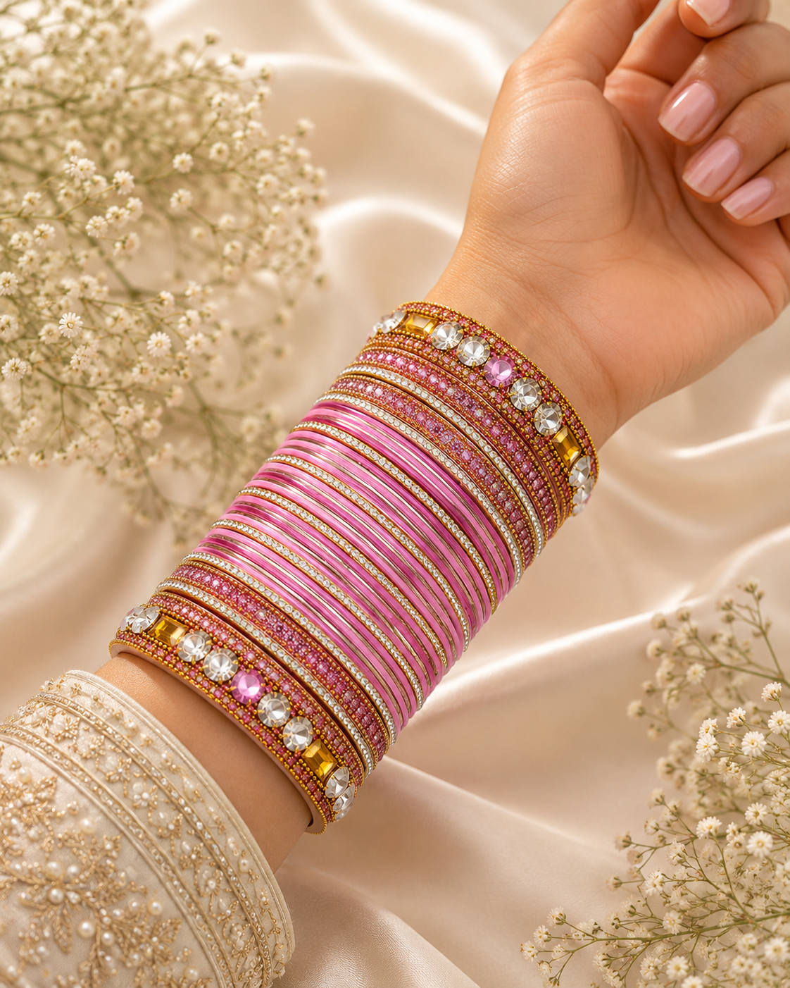 Blush Royale Bangle Set