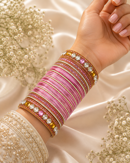 Blush Royale Bangle Set