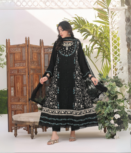 Midnight Blossom Elegance Premium 3-Piece Set