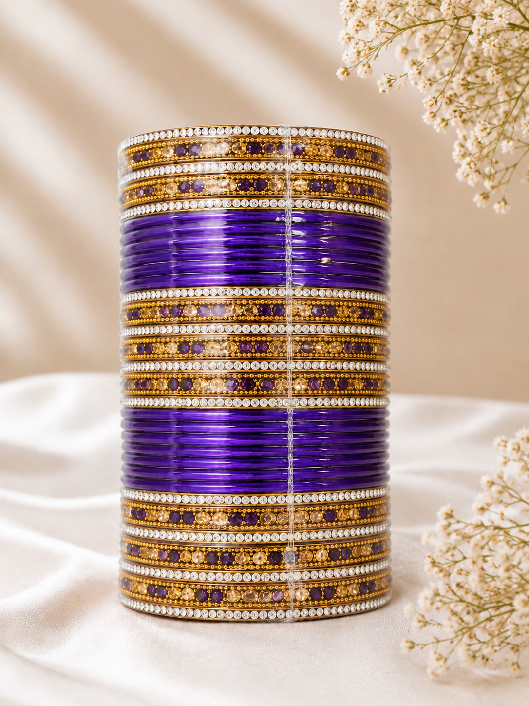 Amethyst Noor Bangle Set