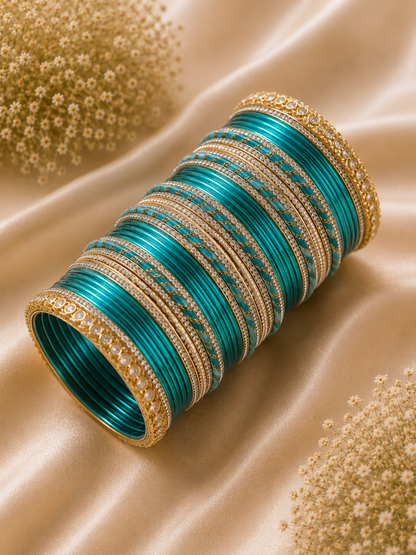 Turquoise Radiance Bangle Set