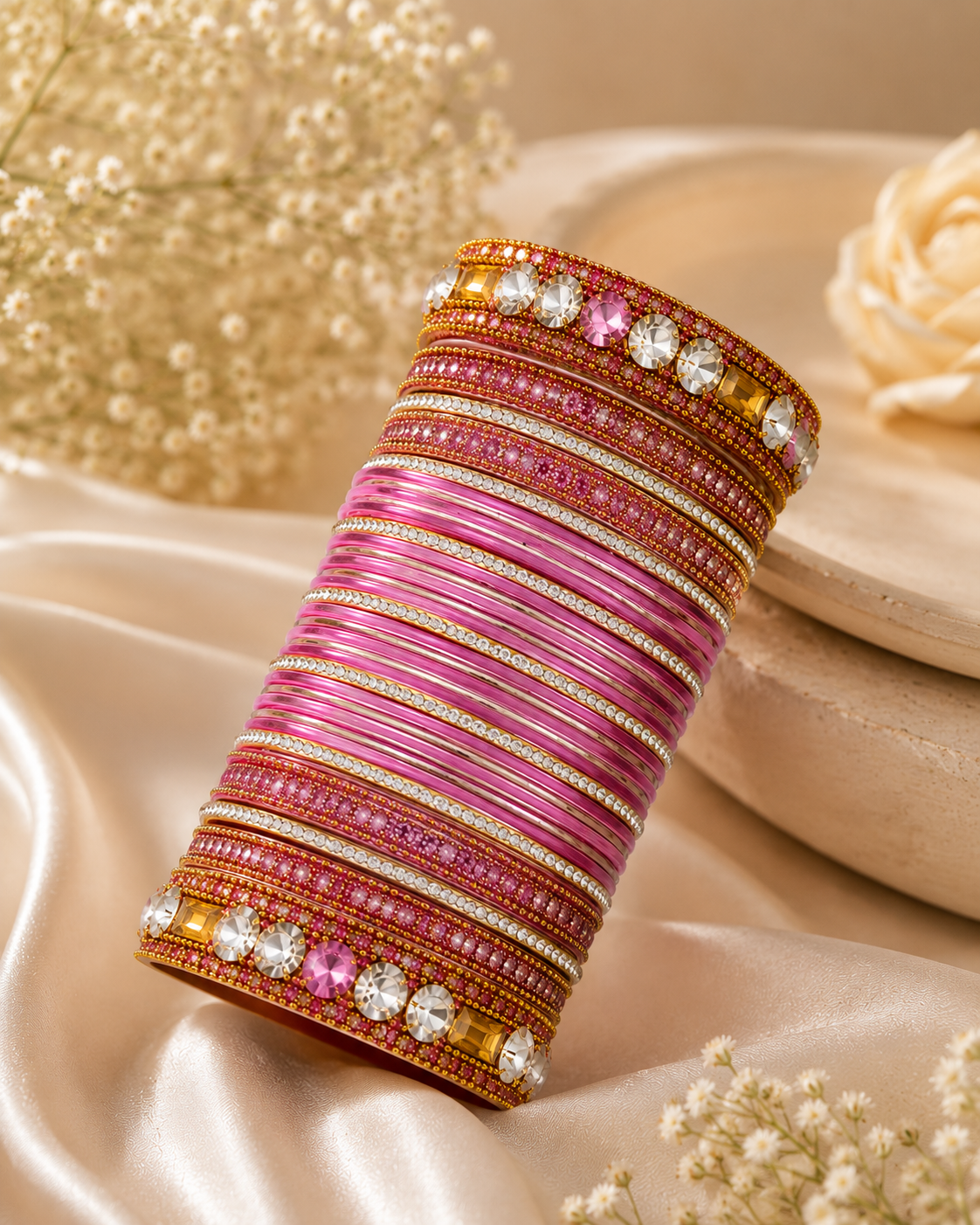 Blush Royale Bangle Set