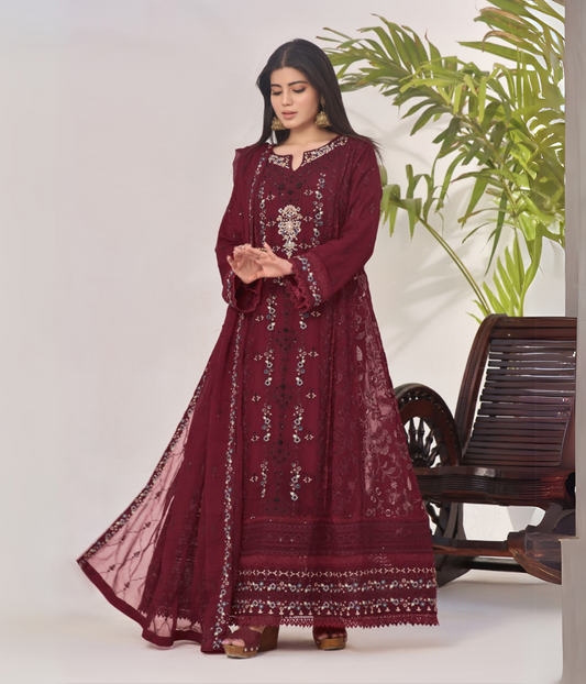 Regal Maroon Premium 3-Piece Set