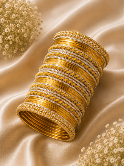 Golden Noor Bangle Set