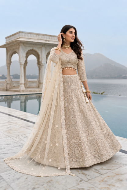 Pearl Majesty 3-Piece Lehenga Set