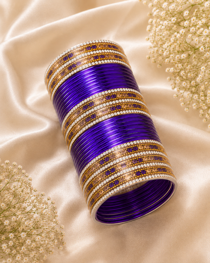 Amethyst Noor Bangle Set