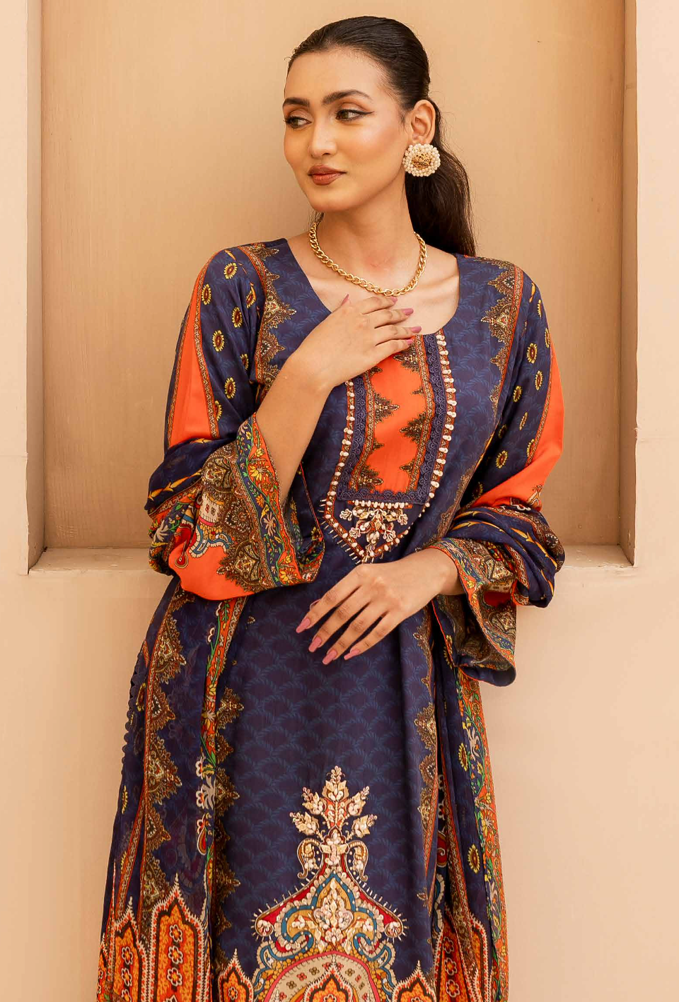 Opulent Blue Luxe 3-Piece Set