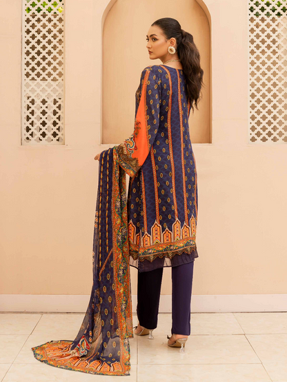 Opulent Blue Luxe 3-Piece Set