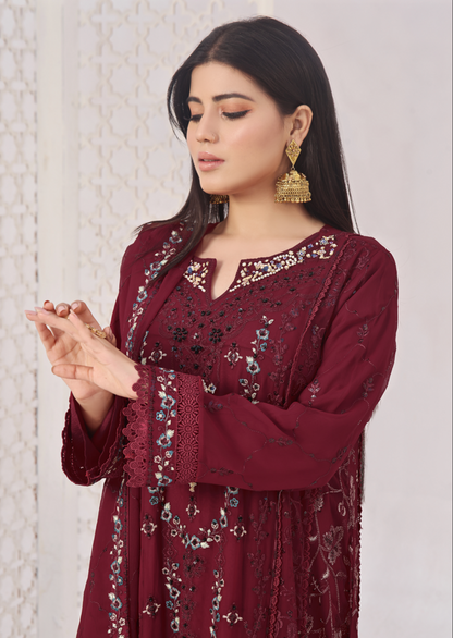 Regal Maroon Premium 3-Piece Set