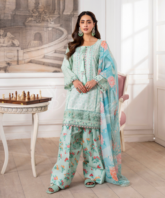 Noor-e-Bahar 3-Piece Set - New Arrival