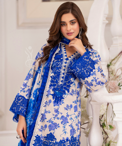 Sheher-e-Neelam 3-Piece Set - New Arrival