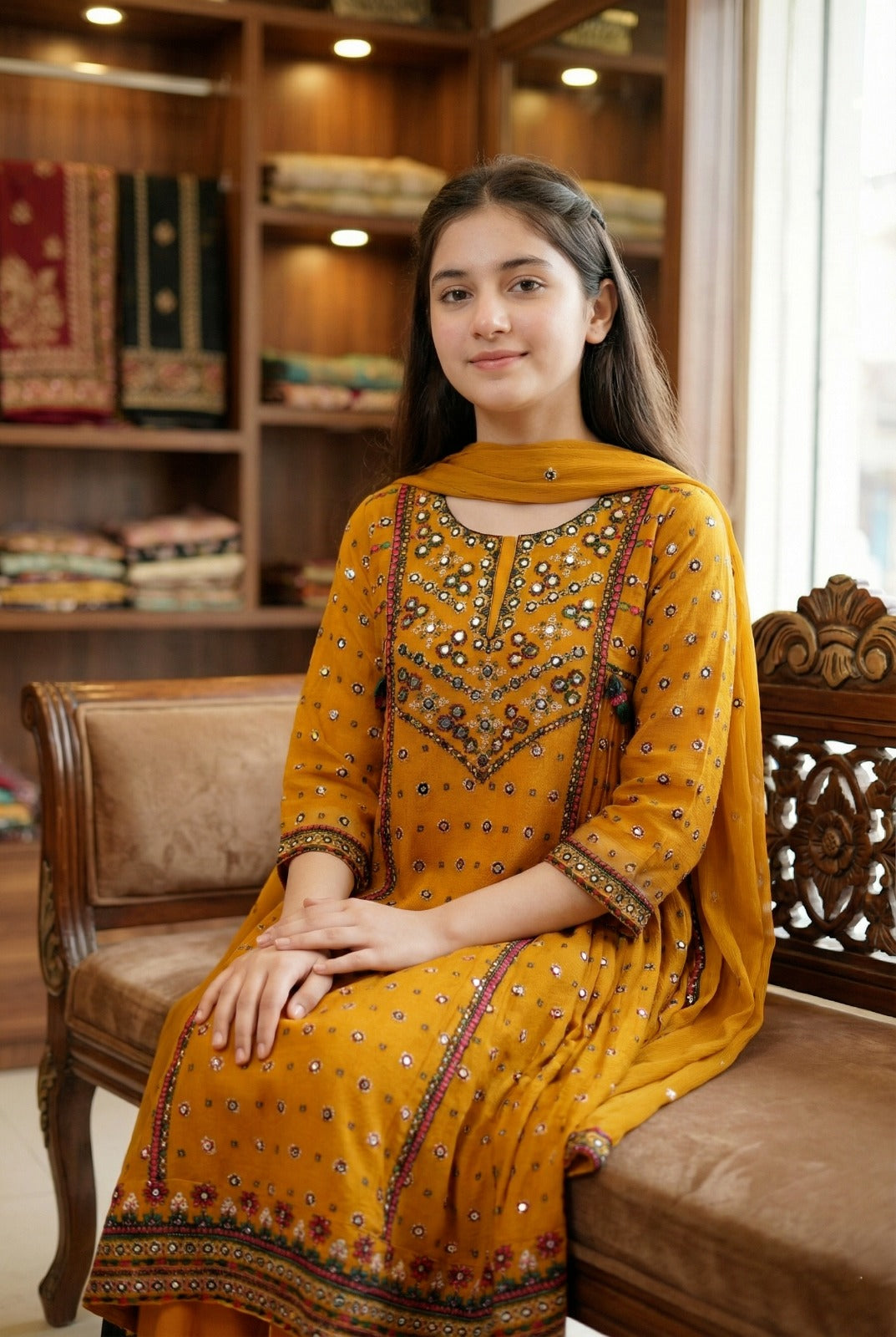 Golden Blossom Girls 3 Piece Set