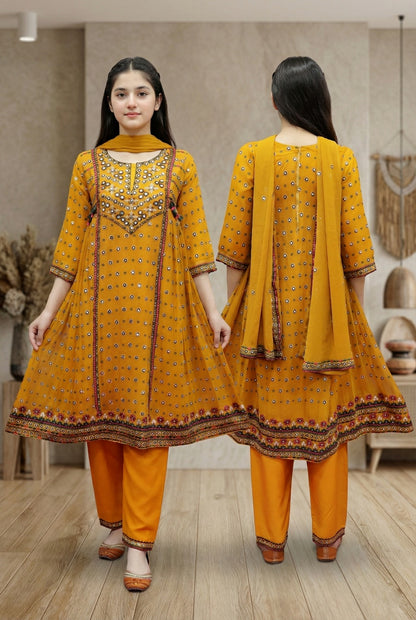 Golden Blossom Girls 3 Piece Set