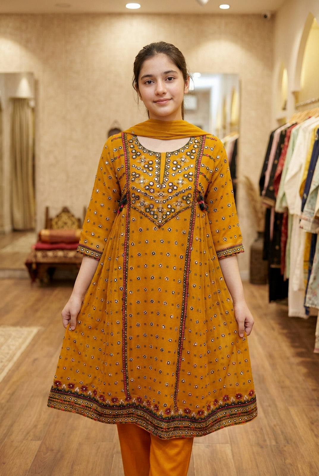 Golden Blossom Girls 3 Piece Set