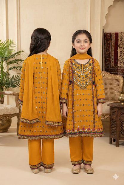 Golden Blossom Girls 3 Piece Set
