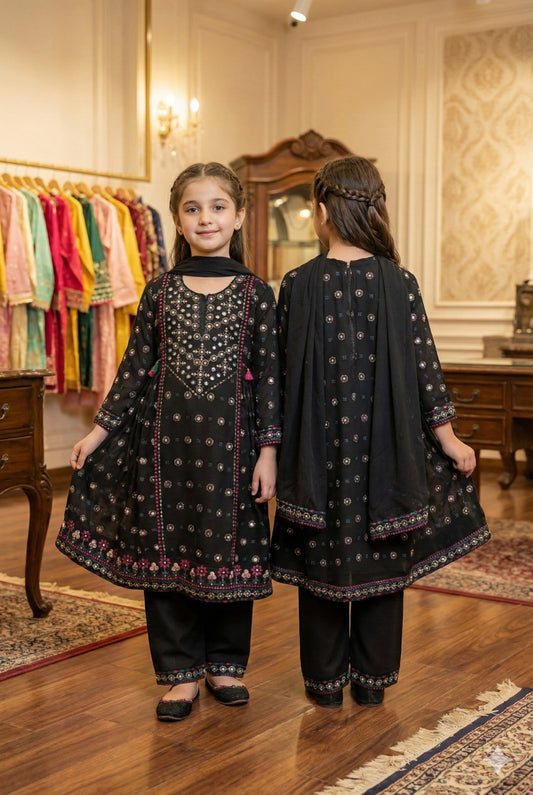 Midnight Bloom Girls 3 Piece Set