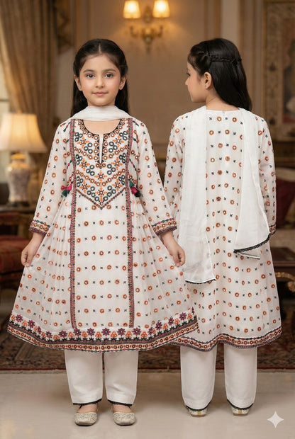 Ivory Blossom Girls 3 Piece Set