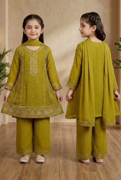 Olive Elegance Girls 3 Piece Set